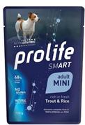 PROLIFE DOG UM SMART BUSTE MINI TROTA 10 X GR 100 NEW