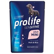 PROLIFE DOG UM SENSITIVE BUSTE MINI MAIALE 10 X GR 100 NEW