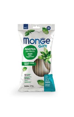 MONGE GIFT DOG DENTAL STICKS ANATRA/MENTA GR 270