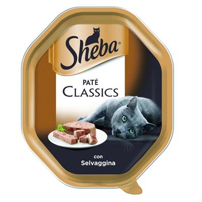 SHEBA VASCHETTA PATE' SELVAGGINA 22 X GR 85