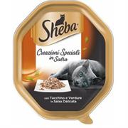 SHEBA VASCHETTA CREAZIONI TACCHINO/VERDUR SALSA 22 X GR 85