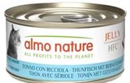 ALMO HFC CAT JELLY TONNO CON RICCIOLA GR 70