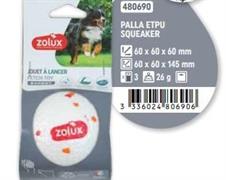 ZOL GIOCO ETPU PALLA CON SQUEAKER