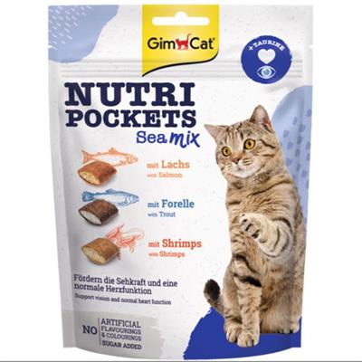 GIM CAT NUTRIPOCKETS SEA MIX GR 150