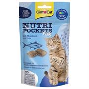 GIM CAT NUTRIPOCKETS PESCE CON TONNO GR 60