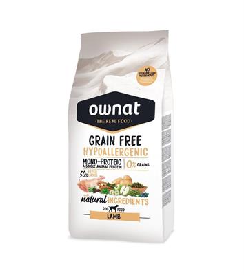 OWNAT DOG GRAIN FREE HYPO AGNELLO KG 3
