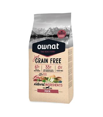 OWNAT DOG GRAIN FREE SOLO ANATRA KG 14