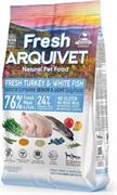 ARQUIVET FRESH SENIOR/LIGHT TACCHINO E PESCE BIANCO KG 10