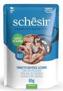 SCHESIR CAT BUSTE TONNO/PESCE AZZURRO 12 X GR 85