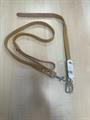 AMIX COLLARE+GUINZAGLIO TAGLIA S CAMOSCIO BEIGE