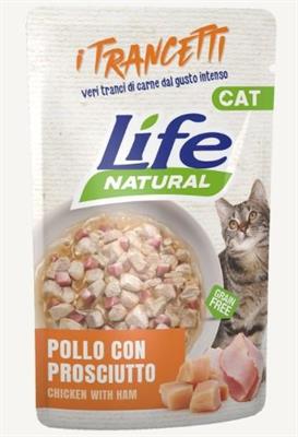 LIFECAT BUSTE 30 X GR 55 TRANCETTI POLLO/PROSCIUTTO