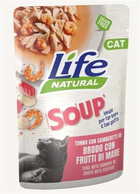 LIFECAT BUSTE 30 X GR 60 SOUP TONNO/GAMBERETTI