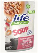LIFECAT BUSTE 30 X GR 60 SOUP TONNO/GAMBERETTI