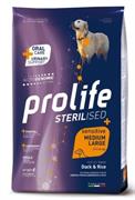 PROLIFE DOG STERILIZED SENSITIVE MEDIUM/LARGE ANATRA/RISO KG 2,5