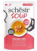 SCHESIR CAT SOUP SALMONE/CAROTE 12 X GR 40