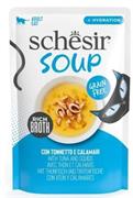 SCHESIR CAT SOUP TONNO/CALAMARI 12 X GR 40