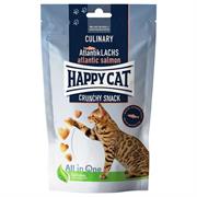 HAPPYCAT CRUNCHY SNACK SALMONE/PISELLI GR 70