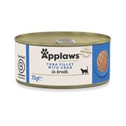 APPLAWS FILETTO DI TONNO E GRANCHIO IN BRODO 70 GR