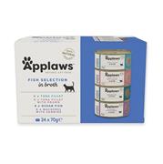APPLAWS MULTIPACK SELEZIONE PESCE IN BRODO 24 X GR 70