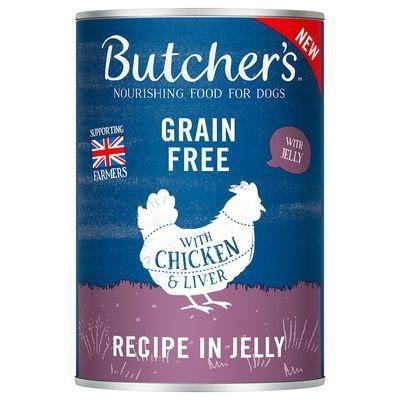 BUTCHER'S ORIGINAL DOG RICETTA CON POLLO JELLY GR 400