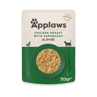 APPLAWS BUSTE POLLO ASPARAGI E RISO 12X70 GR