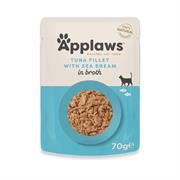 APPLAWS BUSTE FILETTI DI TONNO E ORATA IN BRODO 12X70 GR