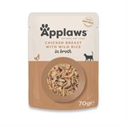 APPLAWS BUSTE POLLO IN BRODO E RISO 12X70 GR