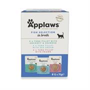 APPLAWS BUSTE MIX PESCE IN BRODO 12X70 GR