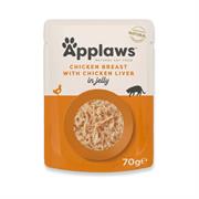 APPLAWS BUSTE PETTO E FEGATO DI POLLO IN JELLY 16X70 GR