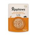 APPLAWS BUSTE PETTO E FEGATO DI POLLO IN JELLY 16X70 GR