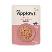 APPLAWS BUSTE FILETTI DI TONNO E SALMONE IN JELLY 16X70 GR