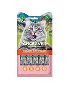 ARQUIVET CAT SNACK LIQUIDO AL POLLO/GRANCHIO 5 X GR 14