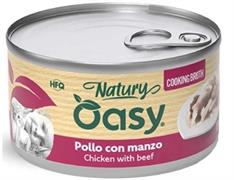 OASY CAT NATURY BRODO POLLO/MANZO GR 85