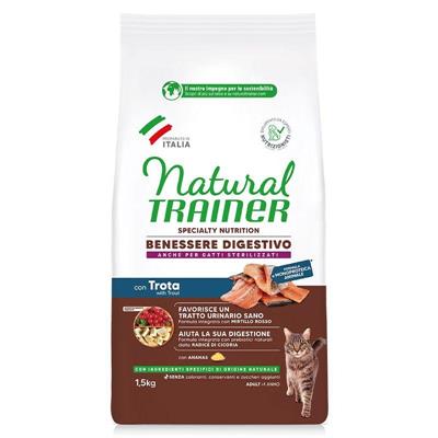 TRAINER NATURAL CAT BENESSERE DIGESTIVO TROTA KG 1,5