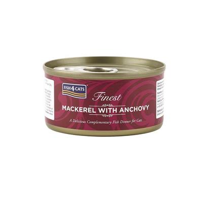 FISH4CATS FINEST FILETTI SGOMBRO/ACCIUGHE GR 70