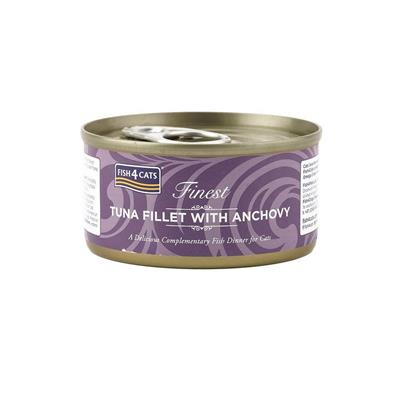 FISH4CATS FINEST FILETTI TONNO/ACCIUGHE GR 70