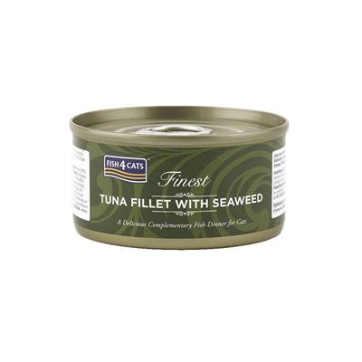 FISH4CATS FINEST FILETTI TONNO/ALGHE GR 70