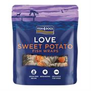 FISH4DOGS LOVE INVOLTINI PATATE DOLCI/PESCE GR 100
