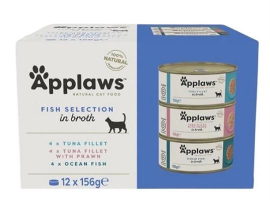 APPLAWS MULTIPACK SELEZIONE PESCE IN BRODO 12 X GR 156