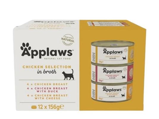APPLAWS MULTIPACK SELEZIONE POLLO IN BRODO 12 X GR 156
