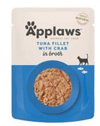 APPLAWS BUSTE FILETTO DI TONNO E GRANCHIO IN BRODO 12 X GR 70