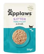 APPLAWS BUSTE KITTEN FILETTI DI TONNO IN BRODO 12 X GR 50