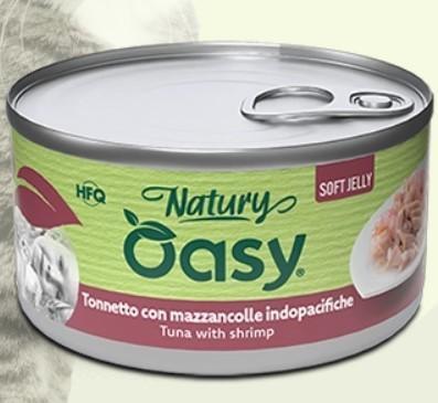 OASY CAT NATURY SOFT JELLY TONNETTO MAZZANCOLLE 150 GR