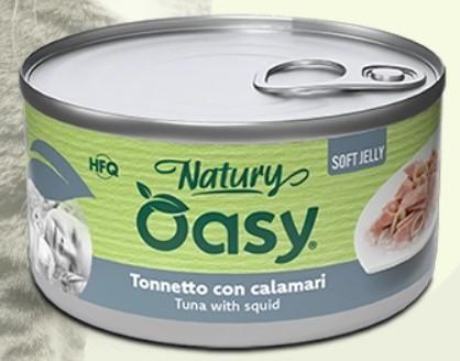 OASY CAT NATURY SOFT JELLY TONNETTO CALAMARI 150 GR