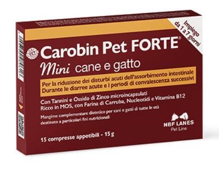 CAROBIN PET FORTE MINI 15 CPR