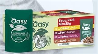 OASY ORIGINAL MULTIPACK STERILIZED SELEZIONE CARNE 40 X 85 GR