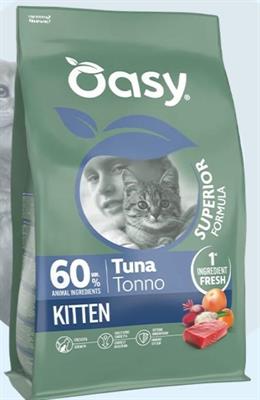OASY CAT SUPERIOR KITTEN TONNO KG 1,5
