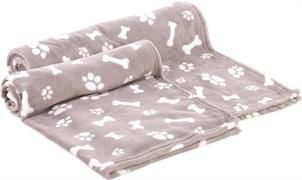 FLAMINGO COPERTA ZUMA BEIGE CM 100X70X0,5