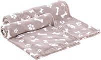 FLAMINGO COPERTA ZUMA BEIGE CM 100X70X0,5