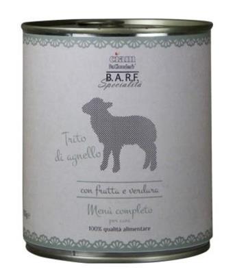 BARF DOG MENU' TRITO DI AGNELLO GR 800